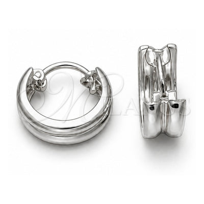 Sterling Silver Small Hoop, Polished, Silver Finish, 02.425.0019.10