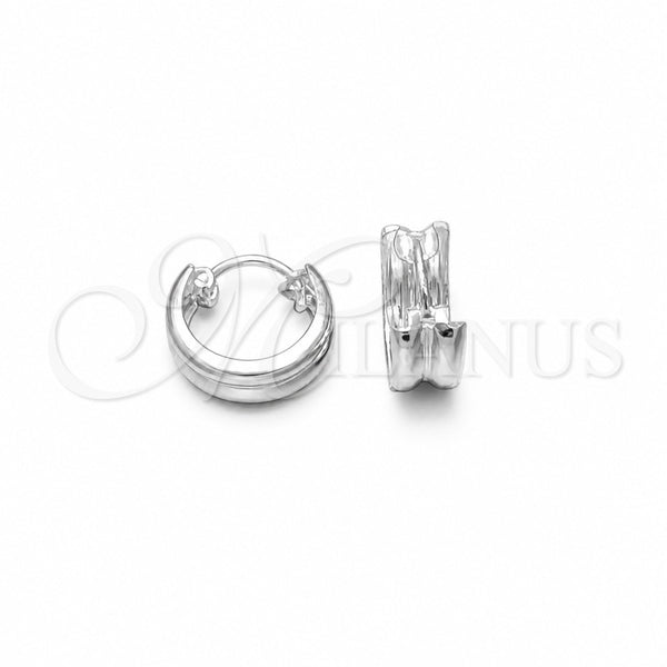 Sterling Silver Small Hoop, Polished, Silver Finish, 02.425.0019.10
