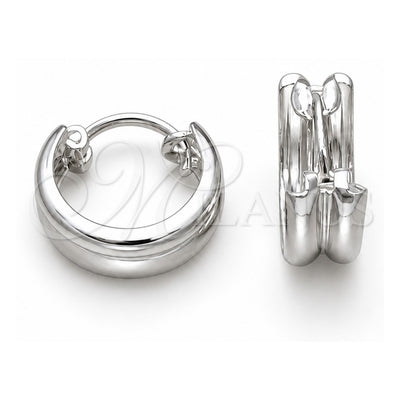 Sterling Silver Small Hoop, Polished, Silver Finish, 02.425.0019.12