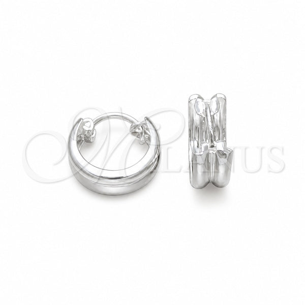 Sterling Silver Small Hoop, Polished, Silver Finish, 02.425.0019.12