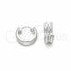 Sterling Silver Small Hoop, Polished, Silver Finish, 02.425.0019.12