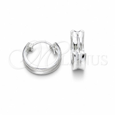 Sterling Silver Small Hoop, Polished, Silver Finish, 02.425.0019.15 for wholesale, main product view