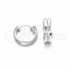 Sterling Silver Small Hoop, Polished, Silver Finish, 02.425.0019.15