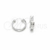 Sterling Silver Small Hoop, Polished, Silver Finish, 02.425.0019.18