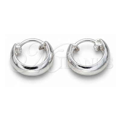 Sterling Silver Small Hoop, Polished, Silver Finish, 02.425.0024.10