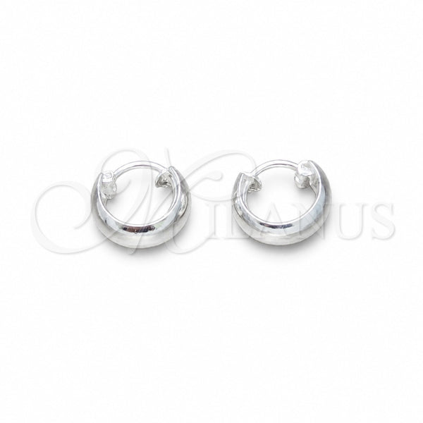 Sterling Silver Small Hoop, Polished, Silver Finish, 02.425.0024.10