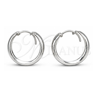 Sterling Silver Small Hoop, Polished, Silver Finish, 02.425.0025.20