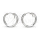 Sterling Silver Small Hoop, Polished, Silver Finish, 02.425.0025.20
