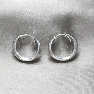 Sterling Silver Hoop Earrings — Small Hoop Polished 02. — main product view — SKU 158458 | Plata 925 aretes de aro — aro pequeño pulido 02. — SKU 158458