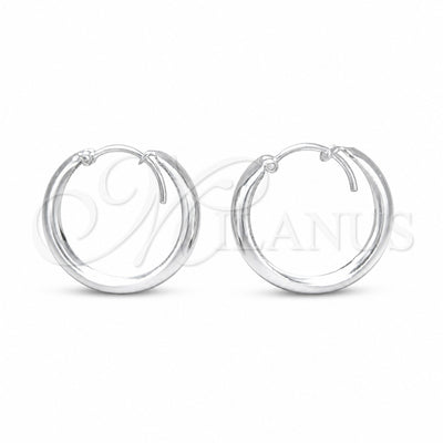 Sterling Silver Small Hoop, Polished, Silver Finish, 02.425.0025.20 for wholesale, main product view