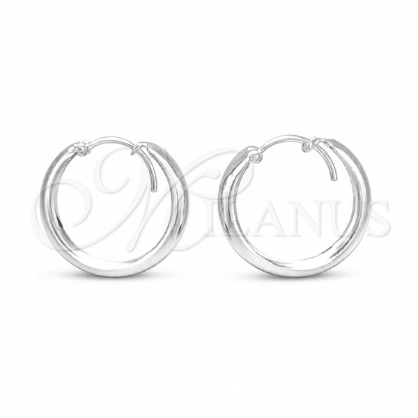 Sterling Silver Small Hoop, Polished, Silver Finish, 02.425.0025.20
