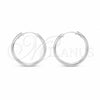 Sterling Silver Medium Hoop, Polished, Silver Finish, 02.425.0026.30