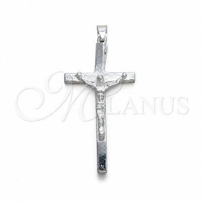 Sterling Silver Religious Pendant, Crucifix Design, Polished, Silver Finish, 05.392.0110 for wholesale, main product view
