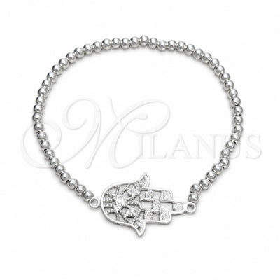 Plateada Plata Esterlina Pulsera, vista principal del producto de Plata 925 por Mayoreo, vista principal del producto