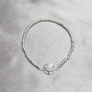 Sterling Silver Bracelet — Adjustable Bolo Bracelet Judaica and Hand of God — main product view — SKU 158466 | Plata 925 brazalete — Adjustable Bolo Bracelet Judaica and Hand of God — SKU 158466