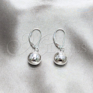 Sterling Silver Ring — Dangle Earring Ball Design Polished 02. — main product view — SKU 158476 | Plata 925 anillo — Dangle Earring Ball diseño pulido 02. — SKU 158476