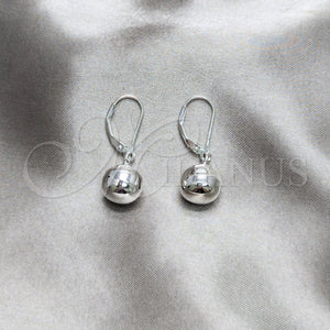Sterling Silver Ring — Dangle Earring Ball Design Polished 02. — main product view — SKU 158477 | Plata 925 anillo — Dangle Earring Ball diseño pulido 02. — SKU 158477
