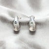 Sterling Silver Stud Earring, Teardrop Design, Polished, Silver Finish, 02.401.0093