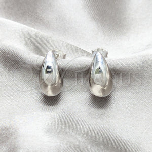Sterling Silver Ring — Stud Earring Teardrop Design Polished 02. — main product view — SKU 158478 | Plata 925 anillo — Stud Earring Teardrop diseño pulido 02. — SKU 158478