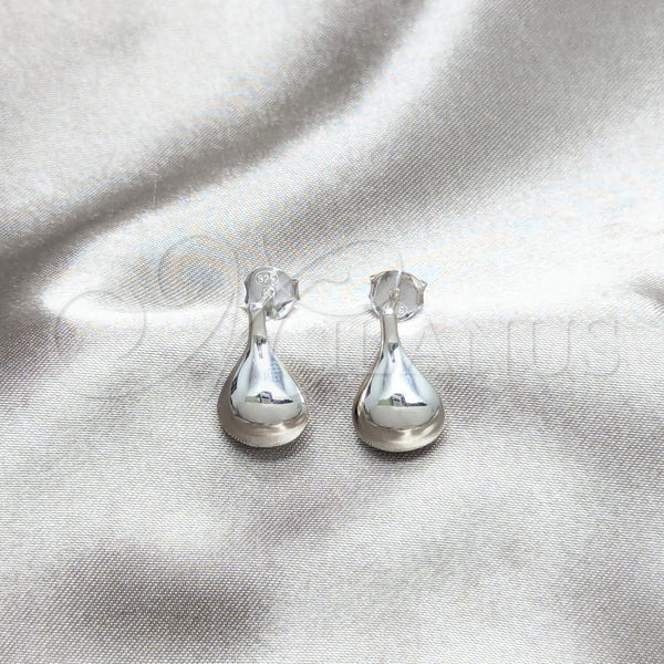 Sterling Silver Ring — Stud Earring Teardrop Design Polished 02. — alternate product view — SKU 158484 | Plata 925 anillo — Stud Earring Teardrop diseño pulido 02. — SKU 158484