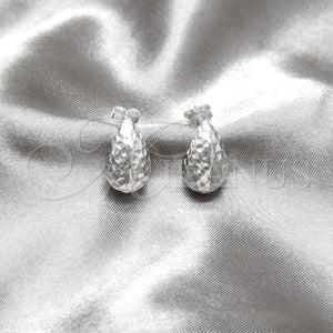 Sterling Silver Ring — Stud Earring Teardrop Design Polished 02. — main product view — SKU 158488 | Plata 925 anillo — Stud Earring Teardrop diseño pulido 02. — SKU 158488