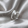 Sterling Silver Elegant Ring, Chunky and Teardrop Design, Polished, Silver Finish, 01.401.0001 (One size fits all)