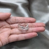 Sterling Silver Elegant Ring, Chunky and Teardrop Design, Polished, Silver Finish, 01.401.0002 (One size fits all)