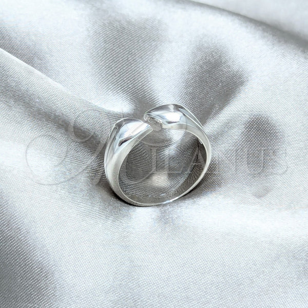 Sterling Silver Elegant Ring, Chunky and Teardrop Design, Polished, Silver Finish, 01.401.0003