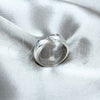 Sterling Silver Elegant Ring, Chunky and Teardrop Design, Polished, Silver Finish, 01.401.0003