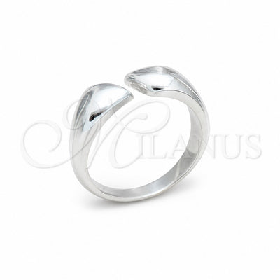Sterling Silver Elegant Ring, Chunky and Teardrop Design, Polished, Silver Finish, 01.401.0003 (One size fits for wholesale, main product view