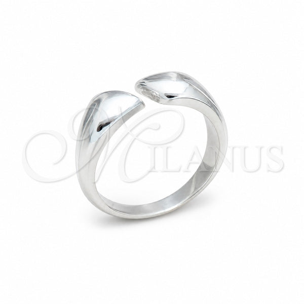 Sterling Silver Elegant Ring, Chunky and Teardrop Design, Polished, Silver Finish, 01.401.0003 (One size fits all)