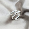Sterling Silver Elegant Ring, Chunky and Teardrop Design, Polished, Silver Finish, 01.401.0004 (One size fits all)