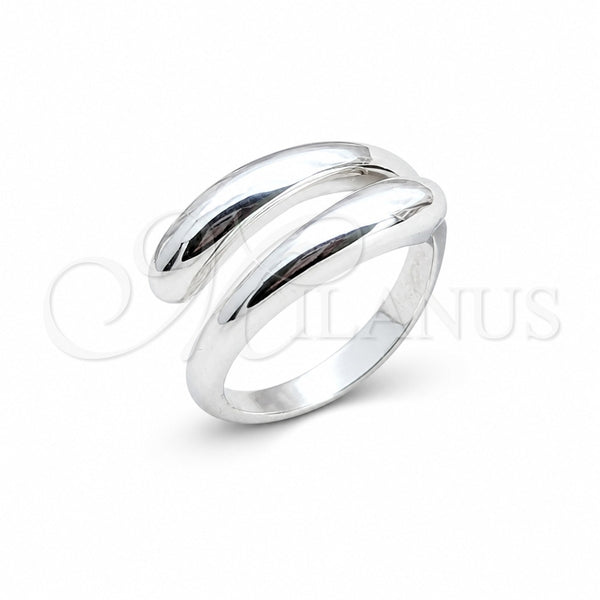 Sterling Silver Elegant Ring, Chunky and Teardrop Design, Polished, Silver Finish, 01.401.0004 (One size fits all)