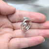 Sterling Silver Elegant Ring, Polished, Silver Finish, 01.401.0005 (One size fits all)