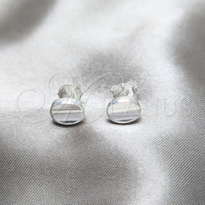 Sterling Silver Ring — Stud Earring Polished 02. — main product view — SKU 158503 | Plata 925 anillo — Stud Earring pulido 02. — SKU 158503
