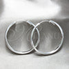 Sterling Silver Large Hoop, Polished, Silver Finish, 02.425.0026.50