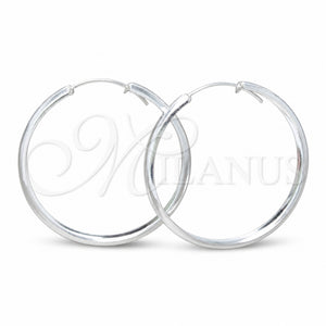 Sterling Silver Large Hoop, Polished, Silver Finish, 02.425.0026.50