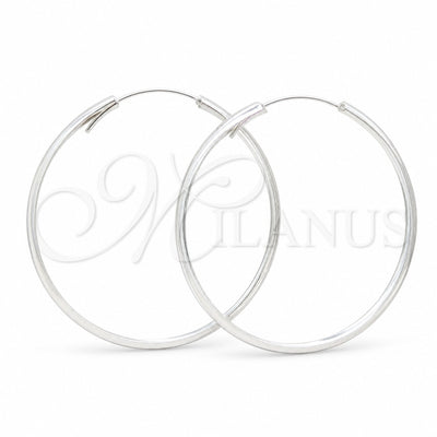 Sterling Silver Large Hoop, Polished, Silver Finish, 02.425.0026.60 for wholesale, main product view