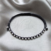 Sterling Silver Bracelet — Adjustable Bolo Bracelet Ball Design Algodón 03. 03 — alternate product view — SKU 158525 | Plata 925 brazalete — Adjustable Bolo Bracelet Ball diseño Algodón 03. 03 — SKU 158525