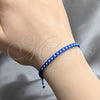 Sterling Silver Adjustable Bolo Bracelet, Algodón, Silver Finish, 03.426.0004.1.07 (03 MM Thickness, 7 Inches Length)
