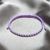 Sterling Silver Adjustable Bolo Bracelet, Ball Design, Algodón, Silver Finish, 03.426.0004.2.07 (03 MM Thickness, 7 Inches Length)