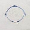 Sterling Silver Adjustable Bolo Bracelet, Ball Design, Blue Silver Finish, 03.426.0001.5.07