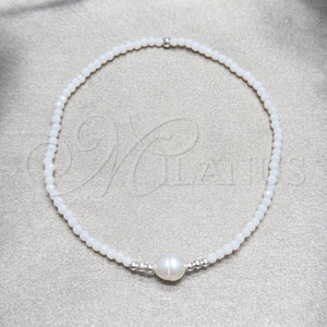Sterling Silver Bracelet — Fancy Bracelet Ball Design with White Crystal and — main product view — SKU 158549 | Plata 925 brazalete — elegante Bracelet Ball diseño with cristal blanco and — SKU 158549