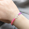 Sterling Silver Bracelet — Adjustable Bolo Bracelet Algodón 03. 04 MM Thickness — alternate product view — SKU 158596 | Plata 925 brazalete — Adjustable Bolo Bracelet Algodón 03. 04 MM Thickness — SKU 158596