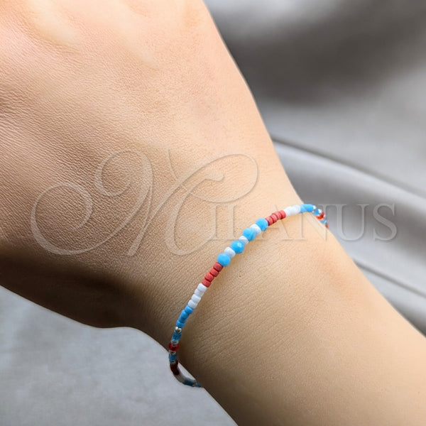 Sterling Silver Bracelet — Fancy Bracelet Ball Design with White Pearl and — alternate product view — SKU 158614 | Plata 925 brazalete — elegante Bracelet Ball diseño with blanco Pearl and — SKU 158614