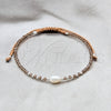 Sterling Silver Bracelet — Adjustable Bolo Bracelet Ball Design with White Pearl — alternate product view — SKU 158632 | Plata 925 brazalete — Adjustable Bolo Bracelet Ball diseño with blanco Pearl — SKU 158632
