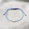 Sterling Silver Bracelet — Adjustable Bolo Bracelet Ball Design with White Pearl — alternate product view — SKU 158637 | Plata 925 brazalete — Adjustable Bolo Bracelet Ball diseño with blanco Pearl — SKU 158637