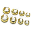 Oro Laminado Huggie Hoop, Gold Filled Style Polished, Golden Finish, 02.195.0306.20