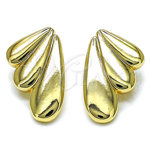 Gold Filled Ring — Stud Earring Wings Design Polished 02. — main product view — SKU 158667 | Oro Laminado anillo — Stud Earring Wings diseño pulido 02. — SKU 158667