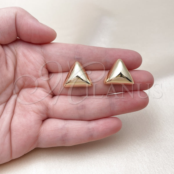 Gold Filled Ring — Stud Earring Polished 02. — main product view — SKU 158684 | Oro Laminado anillo — Stud Earring pulido 02. — SKU 158684